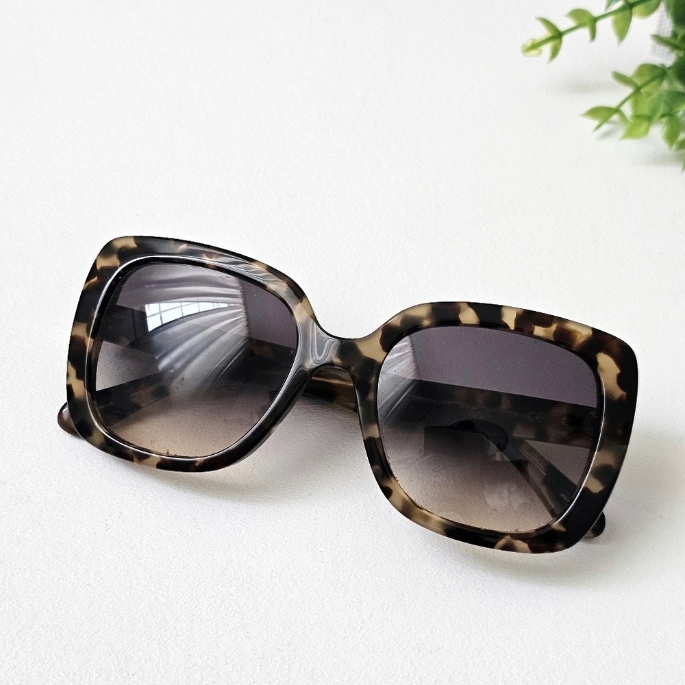 Kate Spade Krystalyn/S Tortoise Oversized Sunglasses Gradient Lens